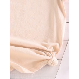 Women's Casual Short Sleeve T-Shirt - Vibrant Yellow Spanish Letter Print with Lighthouse & Wave Design, Inspirational 