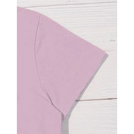 Women's Casual Short Sleeve T-Shirt - Vibrant Yellow Spanish Letter Print with Lighthouse & Wave Design, Inspirational 