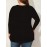Elegant Plus Size Women's Rhinestone Butterfly Top • V-Neck Cross Strap Long Sleeves • Formal Party & Everyday Chic Blouse • Machine Washable Winter Clothing