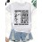 Plus Size - Women'S Plus Size Casual T-Shirt with Humorous Skeleton Quote - 